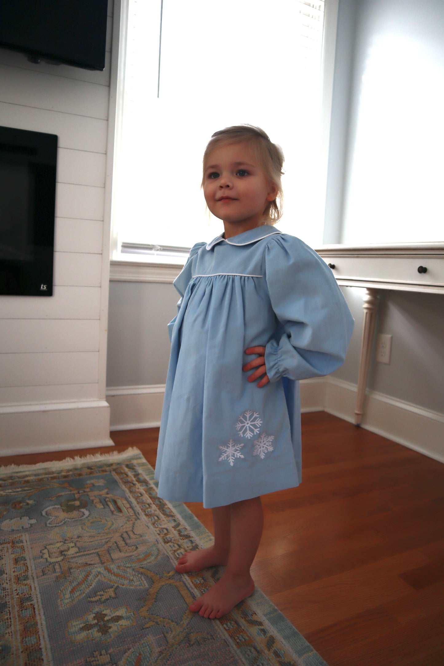 Juliette Dress: Snowflakes