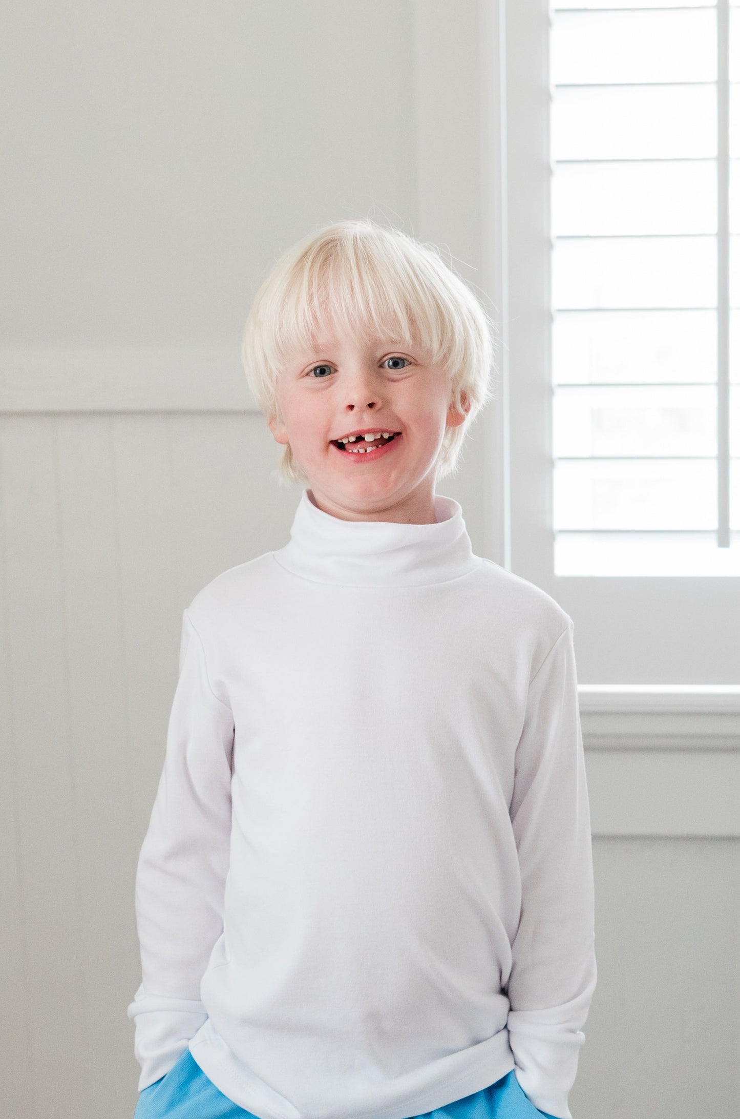 The Thomas Turtleneck: White