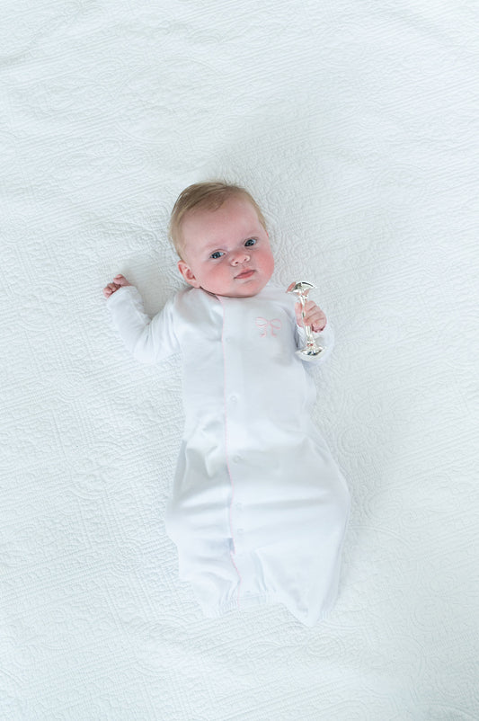 baby in Converter Gown Bow