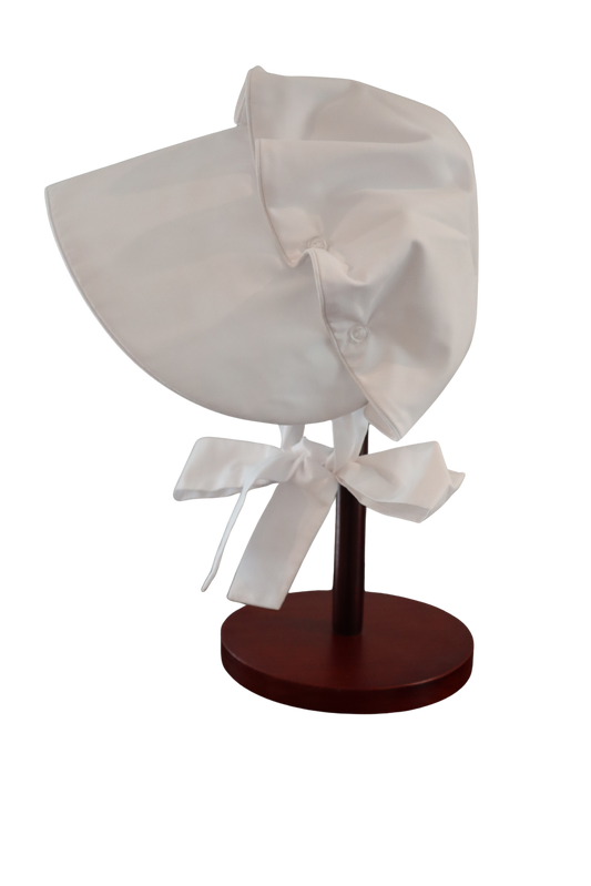 The Classic Sun Bonnet: White