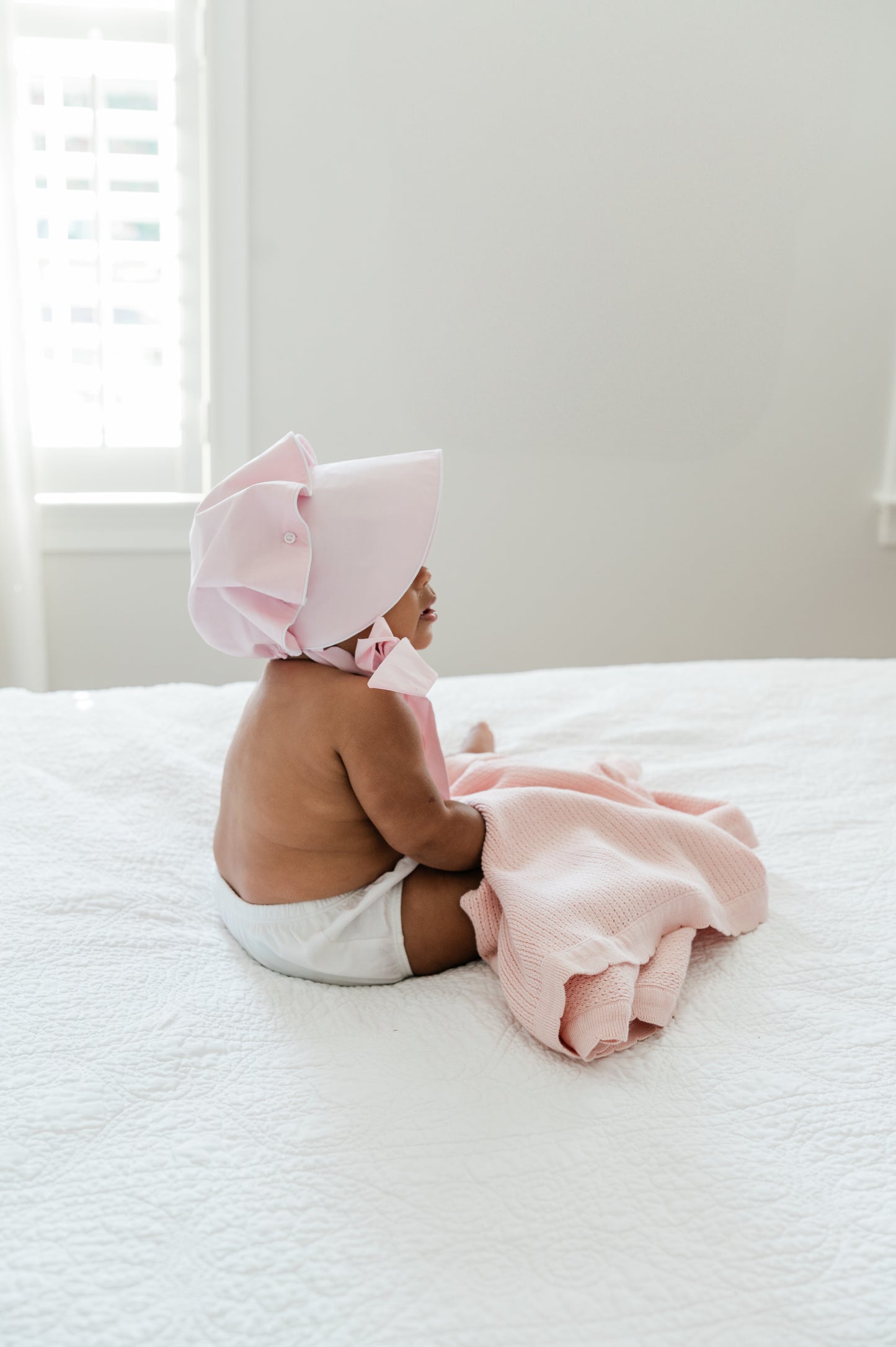 The Classic Sun Bonnet: White